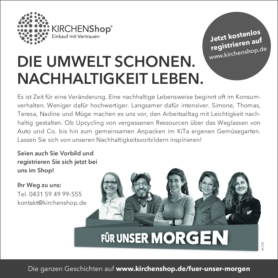 An dieser Stelle wird die Werbung der Handelsgesellschaft für Kirche und Diakonie mbH (HKD) angezeigt.